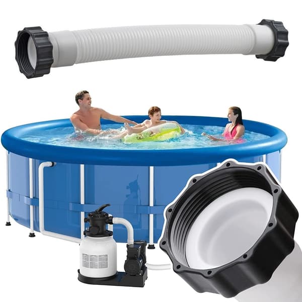 PE Material Poolslang 1,5 tum 40 cm Lång Smidig Flödesdesign