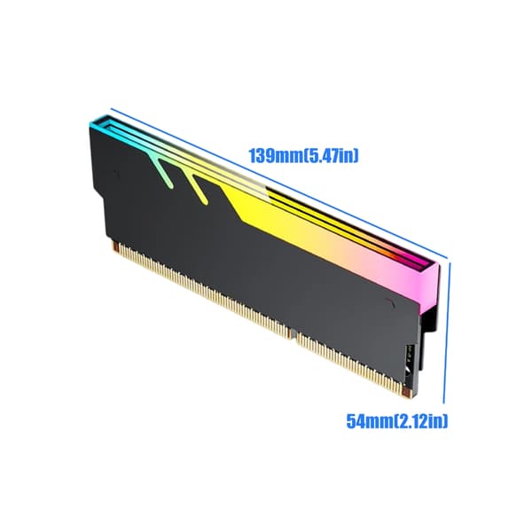 Computermindekølere Køleplade til DDR5 DDR4 DDR3 DDR2 5V 3Pin ARGB Design