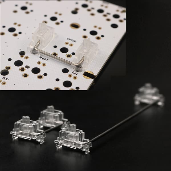Modifier Key Stabilisator Plate Mekanisk tastaturtilbehør