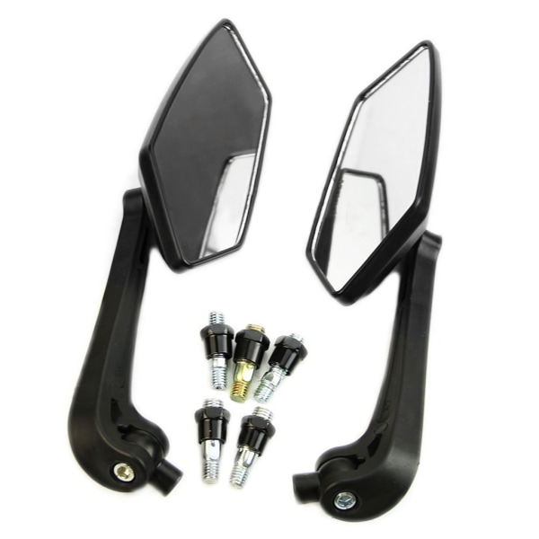 Ny användbar Universal Scooter Backspeglar Par Moped ATV Motorcykel Backup