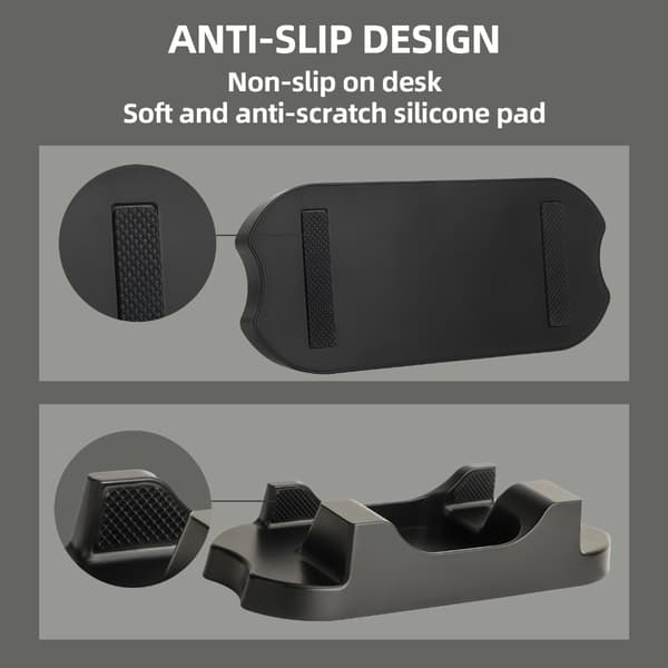 /Switch OLED/Lite/Mobiltelefon Display Opbevaringsstander Beslag Sort