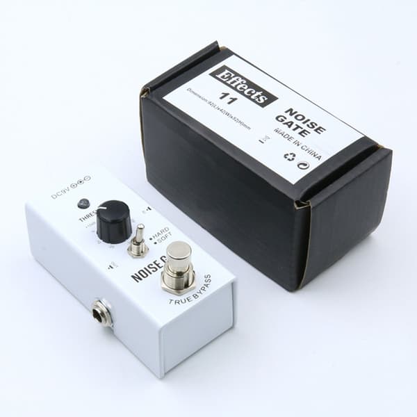 Brusreduceringspedal Metall Brusundertryckare Effekt Gitarr Brusgrind Pedal