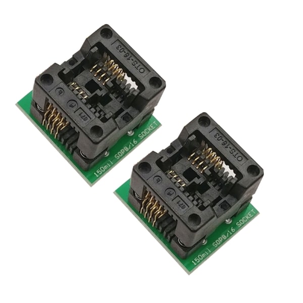 2 delar SOP8 till DIP8 150mil/200mil Wide-body Seat Wide Programmer Adapter Sockel null - 150mil