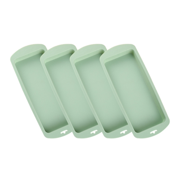 Silikoninen leivonnainen set Ammattimainen tarttumaton silikoni set silikoni molds Neliönmuotoinen kakku mold