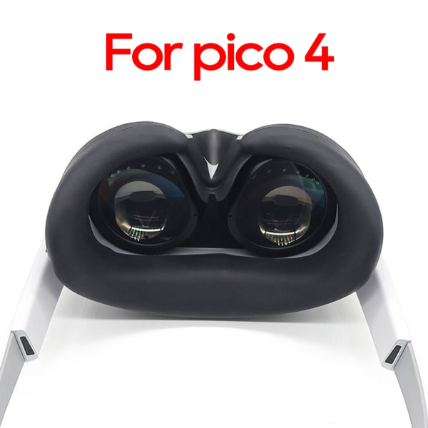 VR Face Silicone Interface Cover för Pico 4 VR Svettsäker Silikon Face Cover Pink