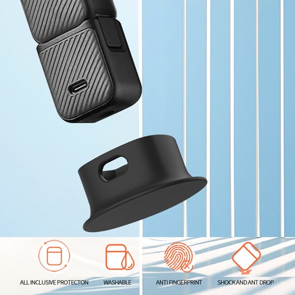 Ikke-ridse silikone stabilisatorbase ergonomisk grebsplatform til Pocket 4