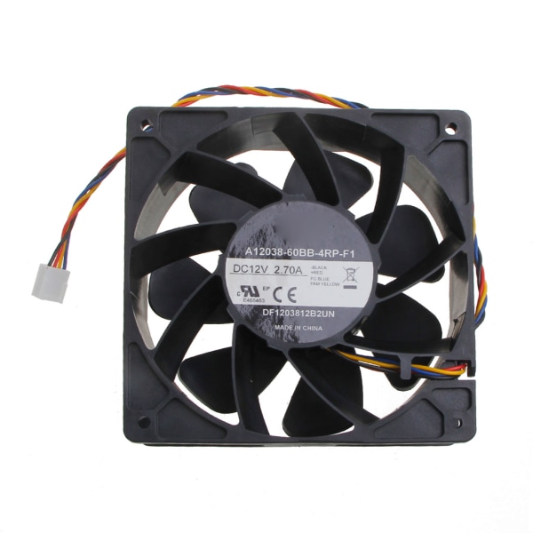 A12038~60BB~4RP~F1 120mm för DC 12V 2,7A kylfläkt 120x120x38mm 4-p Kullager 6000 RPM High Speed ​​CFM för CPU Serve