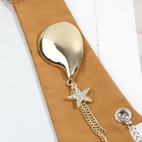 Punk-slips for kvinner, justerbar skolepikeuniform, ferdigknyttet sjarm-halsslips