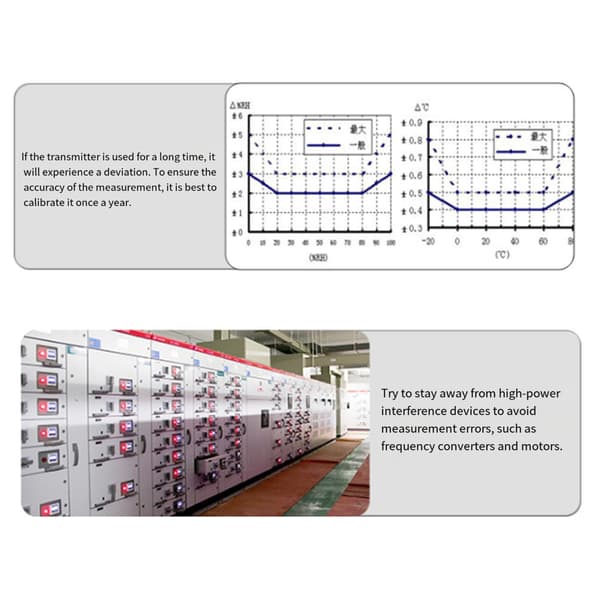 Lavt strømforbruk Hygrometer Termometermodul for HVAC-systemer