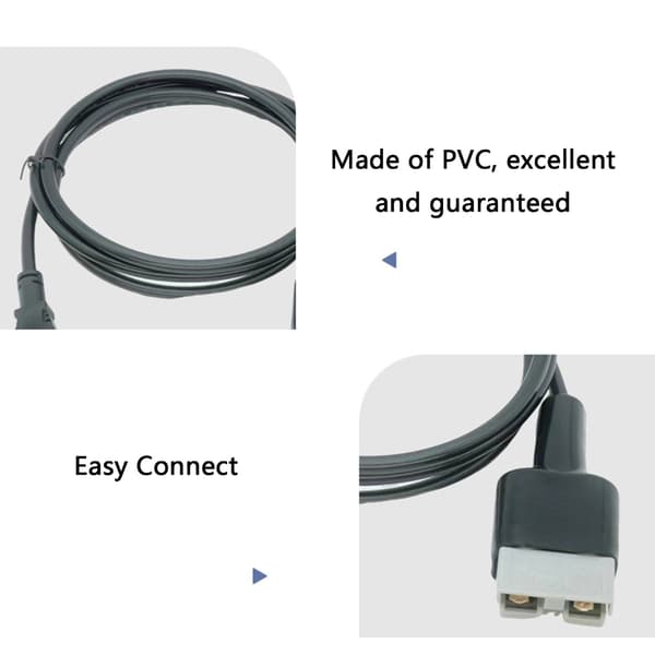 Profesjonell XT60 hunadapter 50A Strømoverføringskabel PVC-konstruksjon