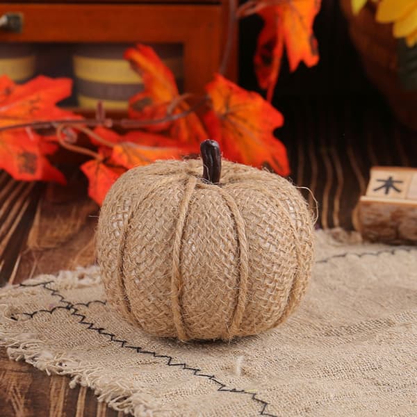Mini Halloween-græskar til Thanksgiving Halloween-høstpynt