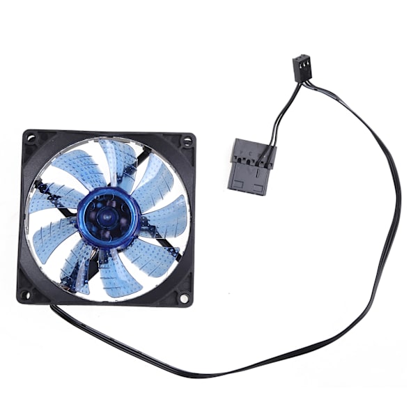 90 mm 9025 PC-vifter Datamaskinchassisvifter for stasjonære datamaskiner 12 LED-lys RGB Høy ytelse og stillegående CPU PC-kjølevifte