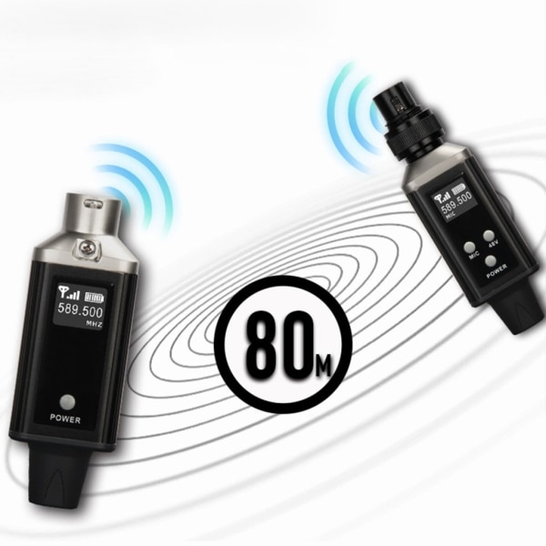 48V handhållet dynamiskt trådlöst mikrofonsystem för smidiga trådlösa prestanda