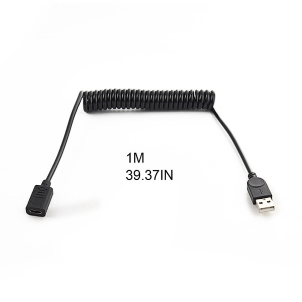 UsbC till USB kabel Typ C till USB 5P-adapter USB till USB-C-adapter Sträckbar 1M linje