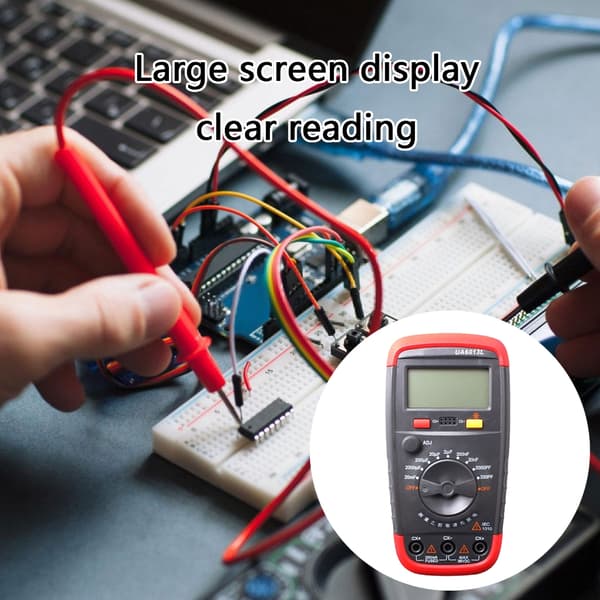 Digital kapacitansmåler 1999 tæller lommeformat kondensatortester LCD-display