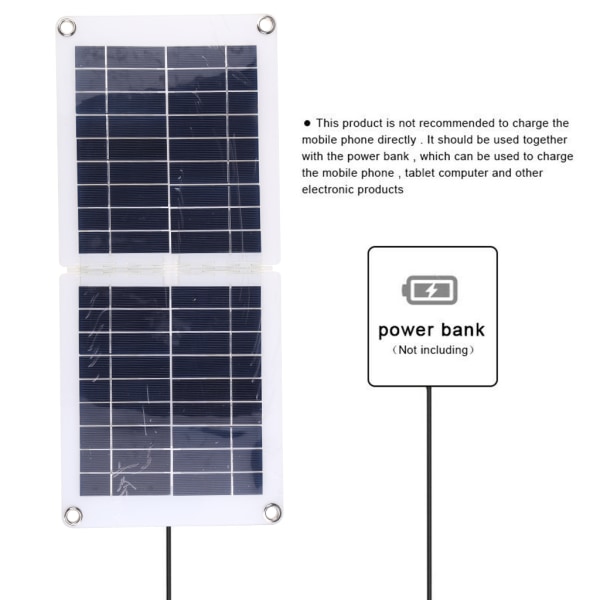 Solpanel Bärbar Monokristallin Solar Laddare för Power Station Husvagn Båt Camping Husbil Off-grid Hem RV null - 50
