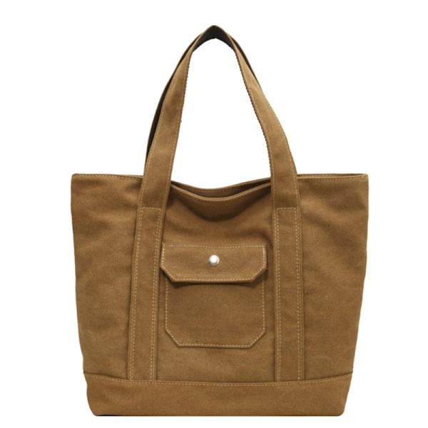 Indkøbstasker Bogtaske Trendy taske Mode Casual Shopper Bag Alsidig håndtaske Brown