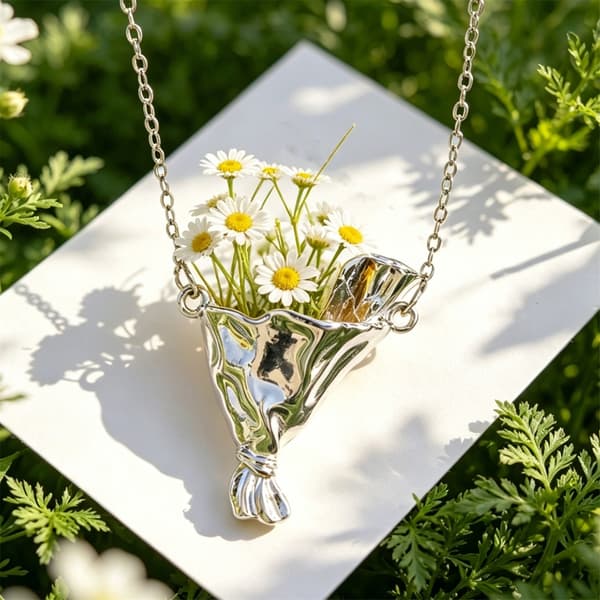 Unik Blomsterhalskæde Modesmykker til fester, dates og begivenheder