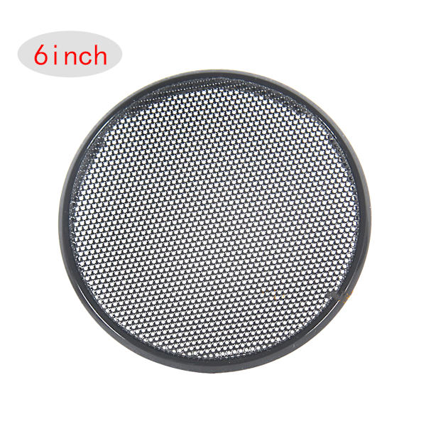 Dekorativ cirkel högtalare Mesh Grill Cover Guard Protectors Reparationsdelar
