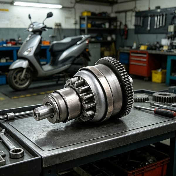 Oppgraderer Scooter Starter Drive Component for GY6 50cc Motor Erstatningsarbeid