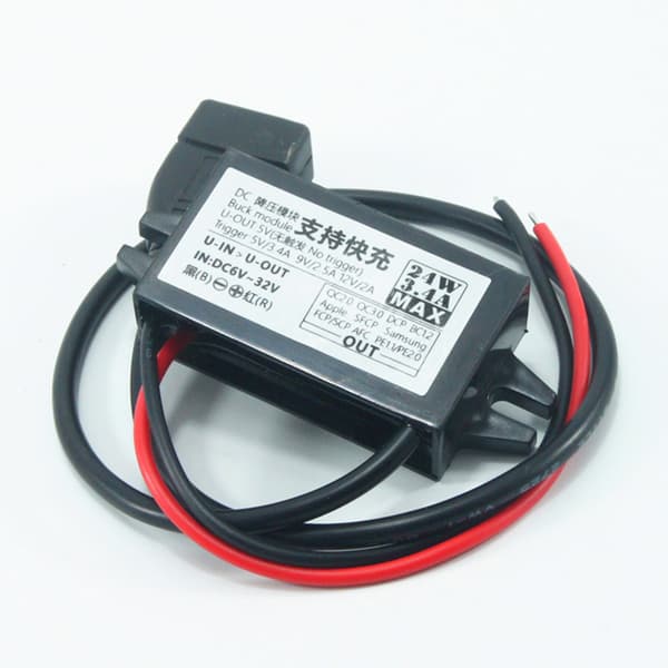 DC6V~32V - 5V~12V tehoadapteri auton USB-virtamuunninmoduuliin