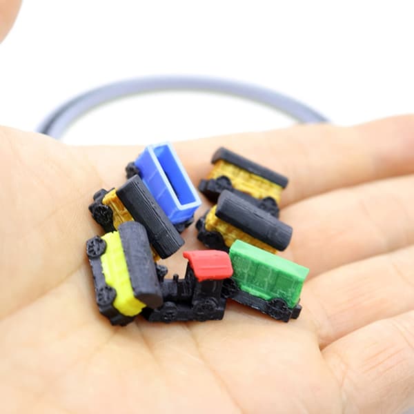 3D Print Togbane Model Figur Interaktivt Togsæt Til Børn Rolleleg