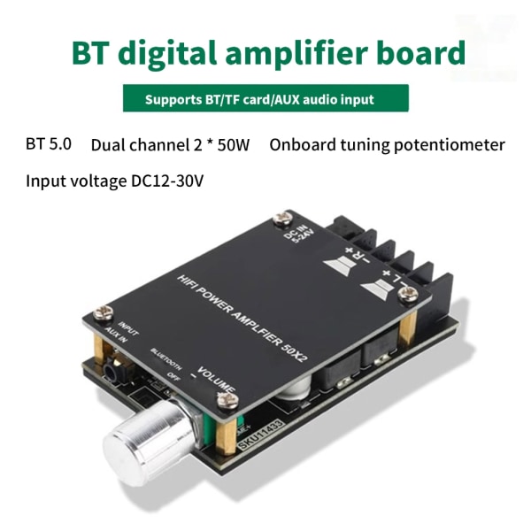 Digital power 5-27V högtalarprojekt viktigt för hemmabiosystem null - Bare board