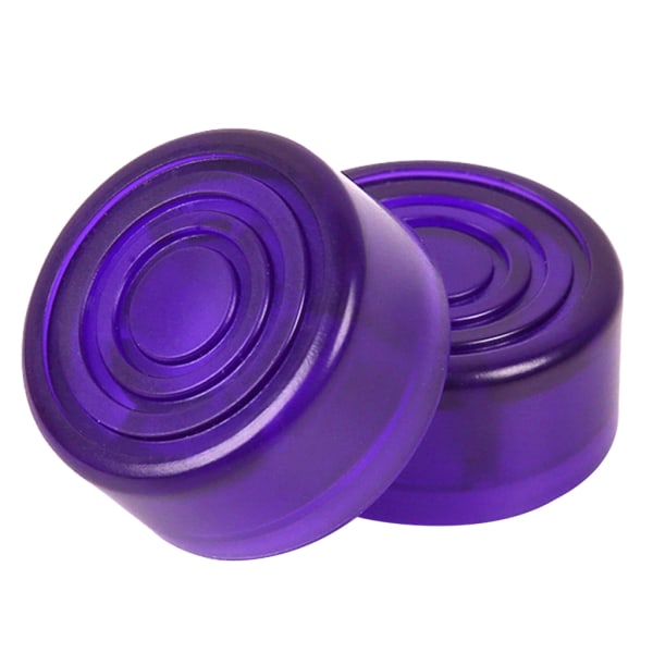 Knappar Pedal Footswitch Toppers Fot Nail Cap Protection Cap för gitarreffekt Purple