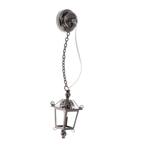 Miniature Loftslampe Model Dukkehus Tilbehør Rolleleg Møbler