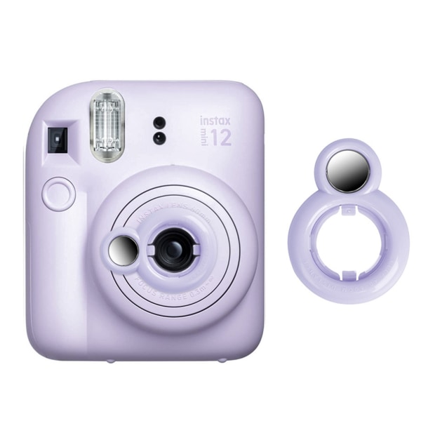 Självporträttsspegel för Instax Mini 12 Närbildsobjektiv Selfie-spegelpresent Purple