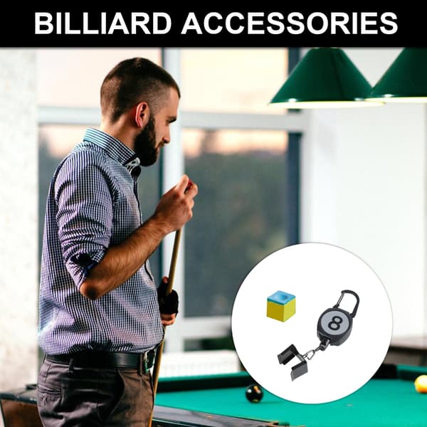 Pool Snooker Kritfodral Billiardkö Spets Pricker Billiardkö Spetsverktyg