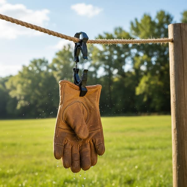 12 st utomhus camping vandring bärbara plasthandskklämmor plasthängare
