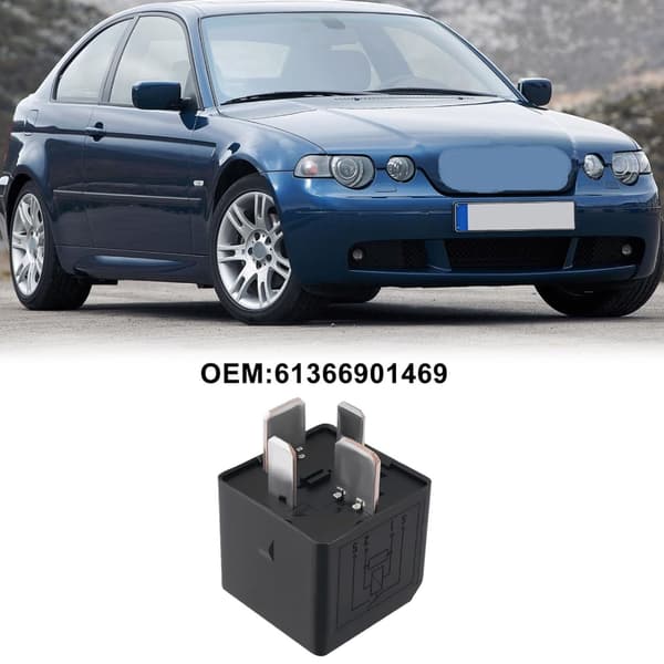 Effektrelaer 12V 70A til E92 E93 323Ci E91 Elektrisk System Udskiftningsdel