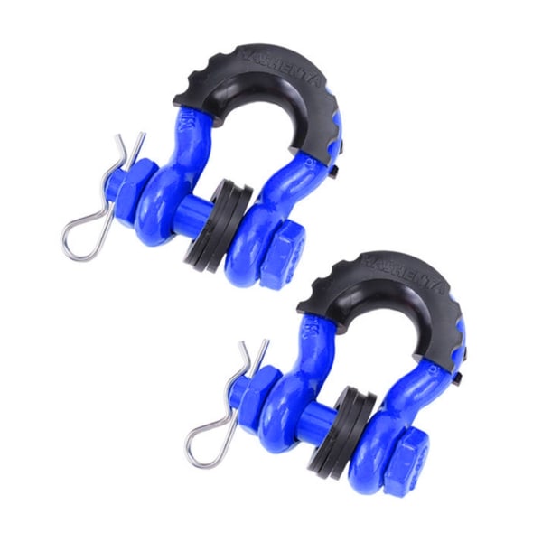 Robust D-ring ankersjækle 28660 lbs brudstyrke 5/8" 18 mm pin bugseringsgear bovsjækle til terrængående køretøjs bjærgning