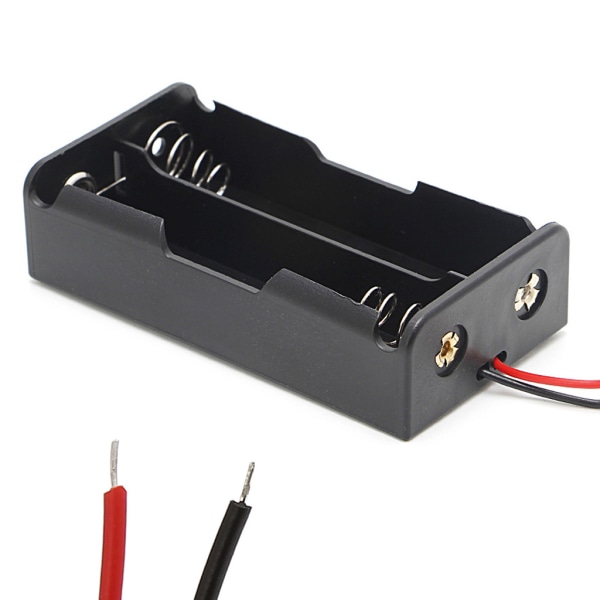 5 st 18650 uppladdningsbart batteri 3,7V Clip Hållare Box för case med trådledning null - 2
