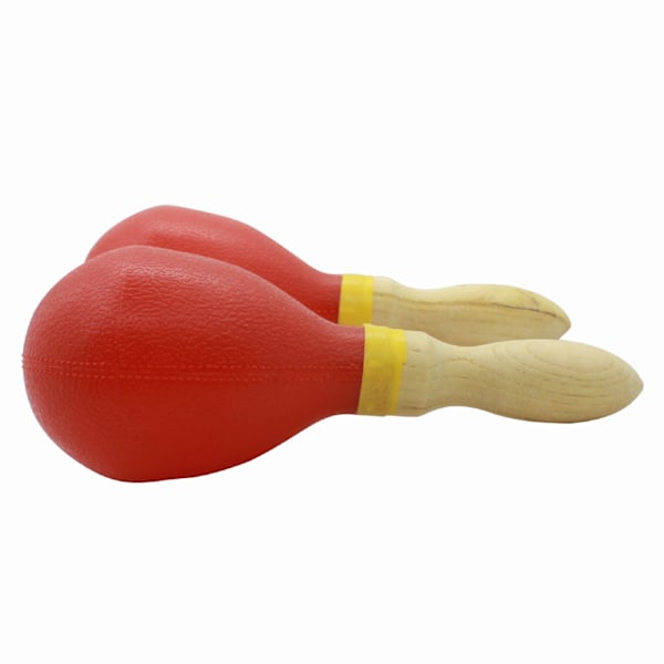 Plastik Sand Hammer Maraca Rattle Shaker Baby Lyd Musikk 3 Farger Valgfritt Red