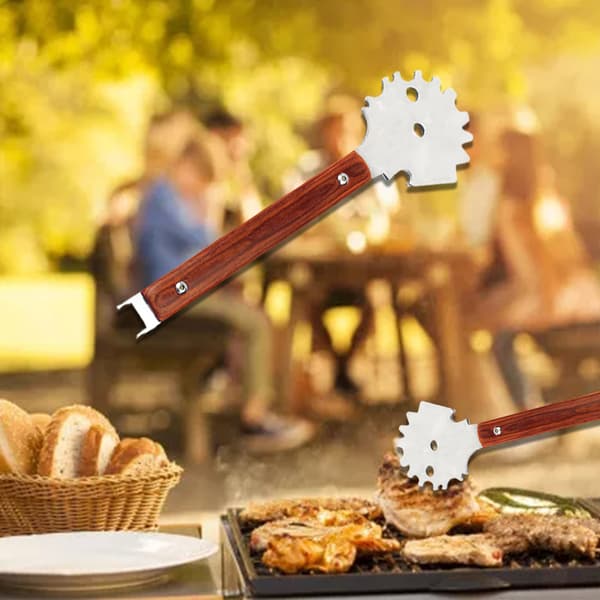Sikre grillrenser i rustfritt stål, grillskraper