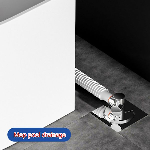 Opgraderet ABS Triple Connector Langtidsholdbar Alsidig Connector Nem at installere Fleksibel forbindelse til kloakrør null - B
