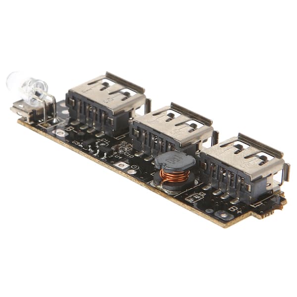 5V 2.1A Tehostinlevy Tehostin Virtamoduuli 3 USB Virtapankki Tehostinlevy DIY