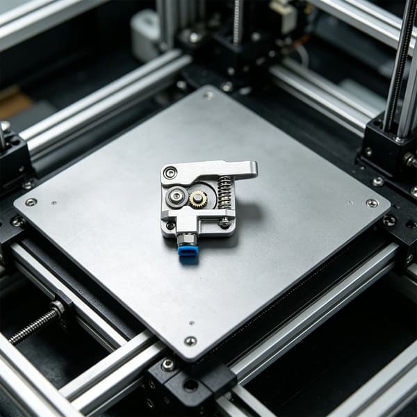 Sølv Metal Printer Ekstruder til 3D Printer Gear Arm Reparation