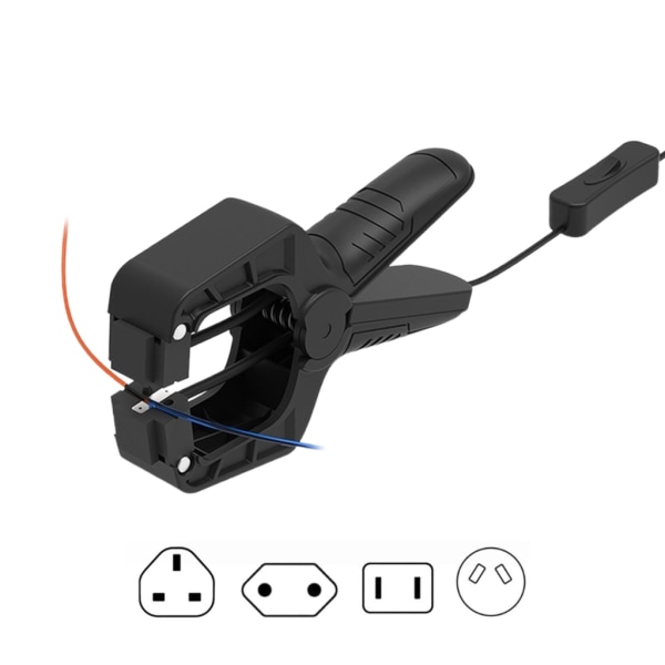 1,75 mm 3D-skrivare filamentkontakt Snabbuppvärmningshastighet filamentverktyg för ABS null - US Plug