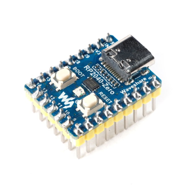 RP2040-Zero Zero för M-mikrokontroller, med Dual-Core ARM Cortex M0+-processor null - Zero