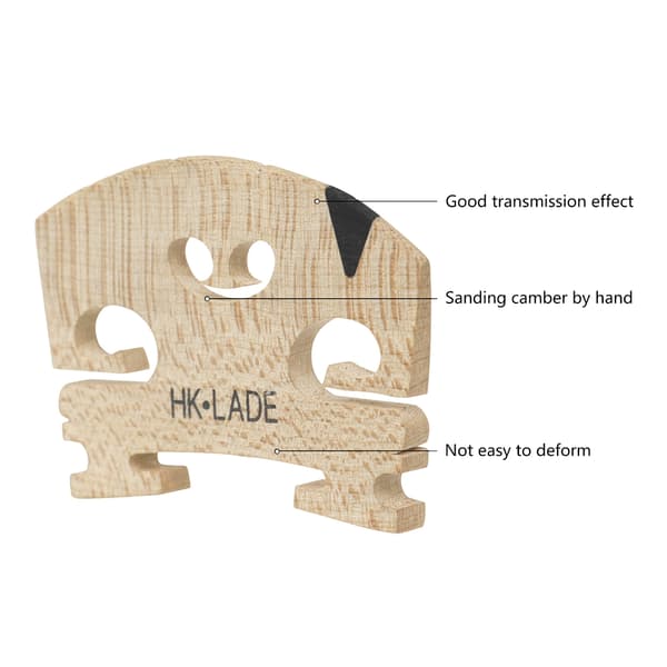 Violin Code Bridge 4/4 Violinbro Tilbehør Fremstilling af Violintilbehør