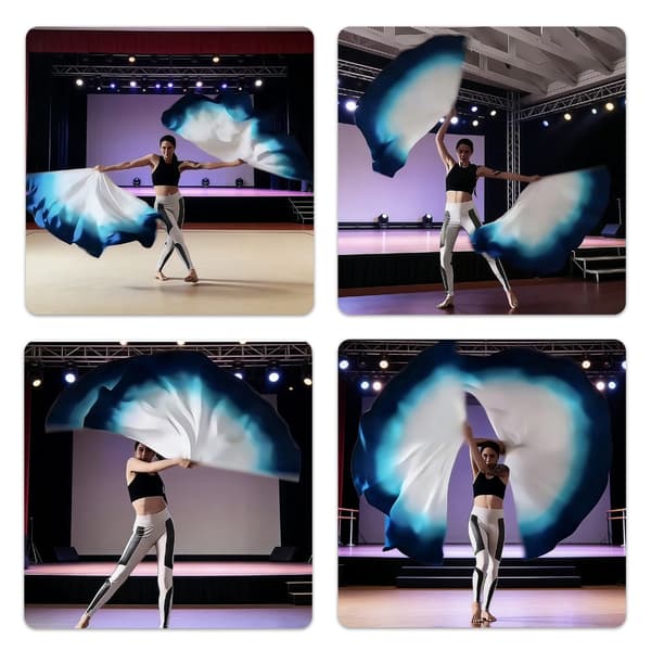 Lovsangflagg for dansemenighet, lovsangflaggsett, lovsangflagg med stenger