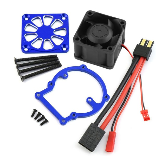RC Kylfläkt för RC Bil Truck Modell Tillbehör RC Motor Fläkt Kylare Motor Kylfläkt Lämplig TRAX 1/8 4WD SLEDGE