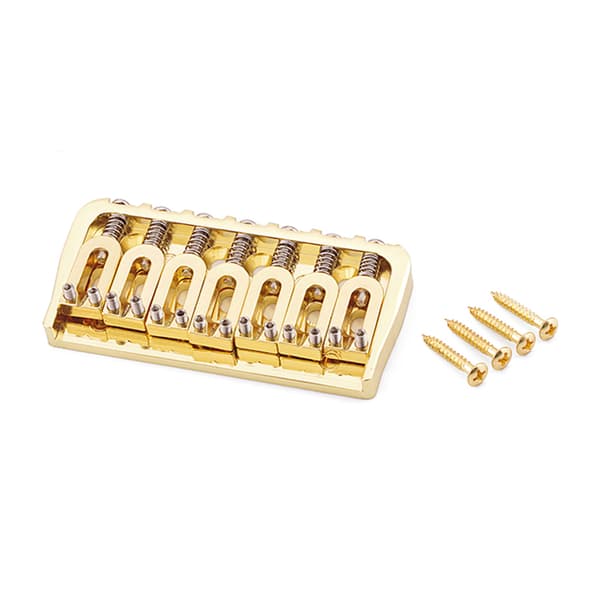 Guitar Bridge Set 7 String Flat Saddle Single Tremolo Bridge Stærke Dele