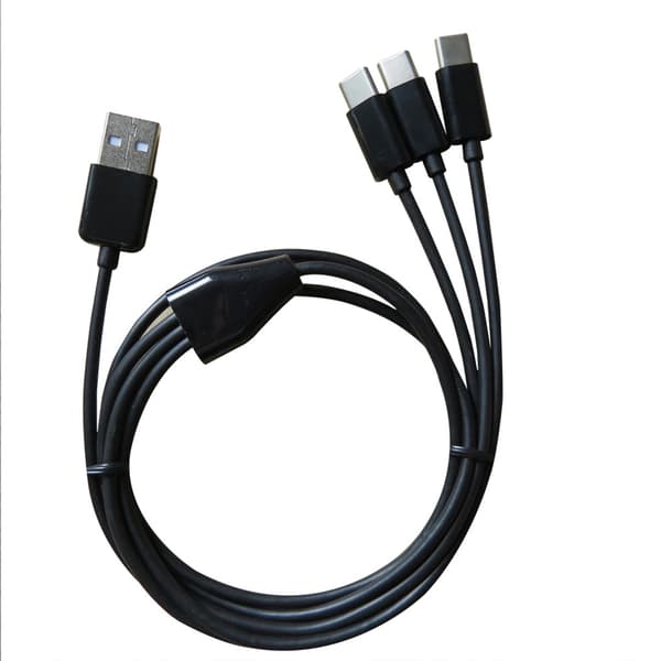 Multiladerkabel Universal 3 i 1 Multiporter enheter USB C-ladeledning