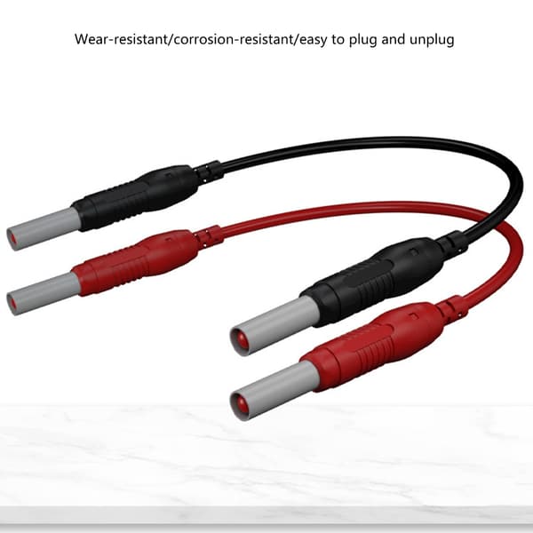Elektrisk test jumper ledning til multimeter banan til banan testledninger kabel