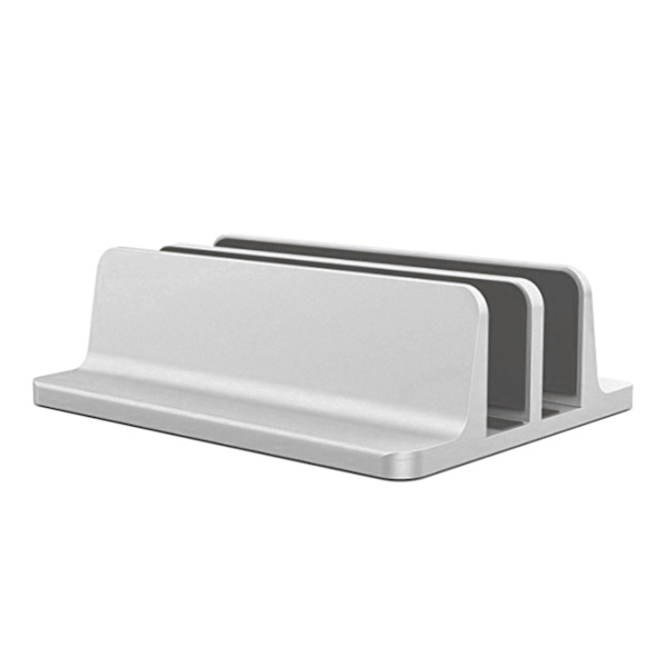 Aluminium Pladsbesparende bærbar lodret stativ Desktop opsat holder Bracket Stander Varmeafledningsstativ
