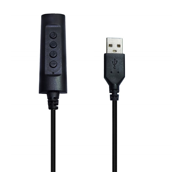 3,5 mm - USB Äänikortti Äänenvoimakkuuden Säätö Mikrofonit On Off-Painike, Ei Tarvetta Ajurille